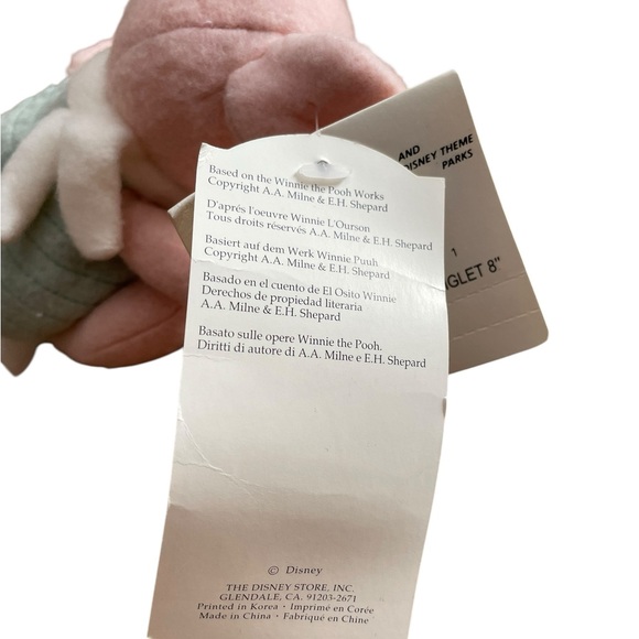 CLASSIC POOH
THE DISNEY STORE Piglet Plush - MINI BEAN BAG CLASSIC PIGLET 8” - Picture 5 of 7